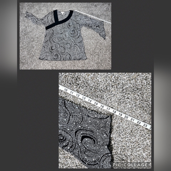 DRESSBARN SEQUINS BLOUSE/TOP - Picture 12 of 15